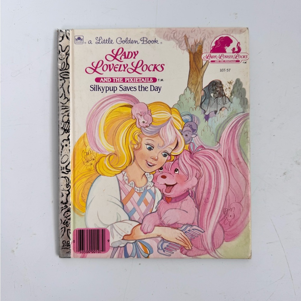 Vintage Lady Lovely Locks Little Golden Book "Silkypup Saves the Day" 1987